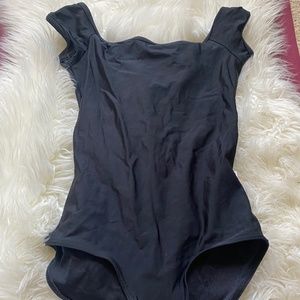 Yumiko Wendy Black Leotard Size 4